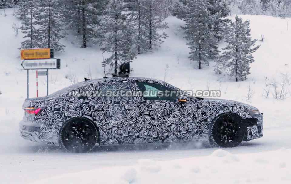 Spied: Audi A6 bares production headlights, taillights