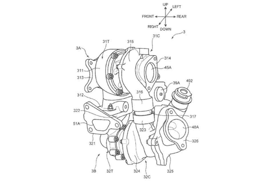 Mazda files patent for new sequential twin-turbo setup