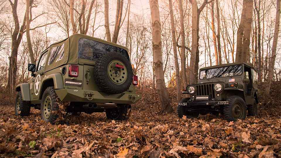 Willys-inspired Jeep Wrangler pays homage to WW2 veteran