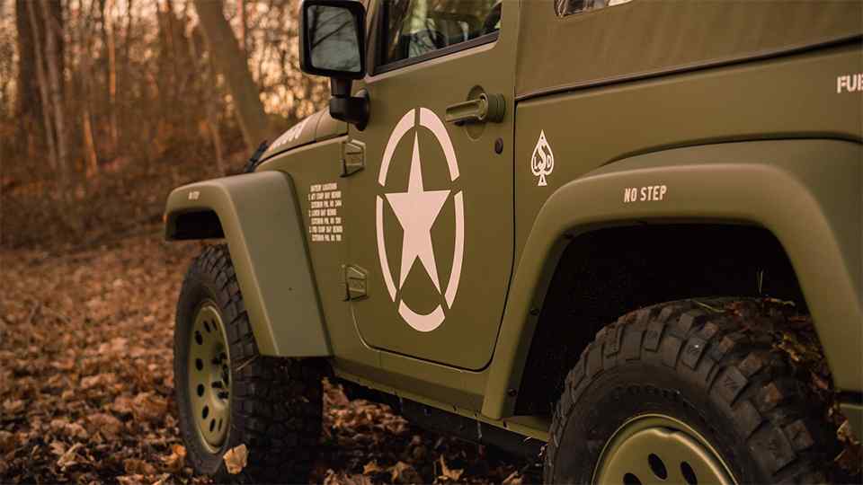 Willys-inspired Jeep Wrangler pays homage to WW2 veteran