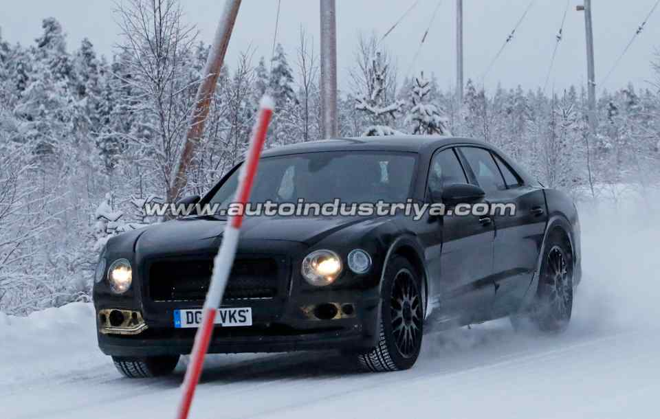 Spied: Next-gen Bentley Flying Spur out testing in the snow
