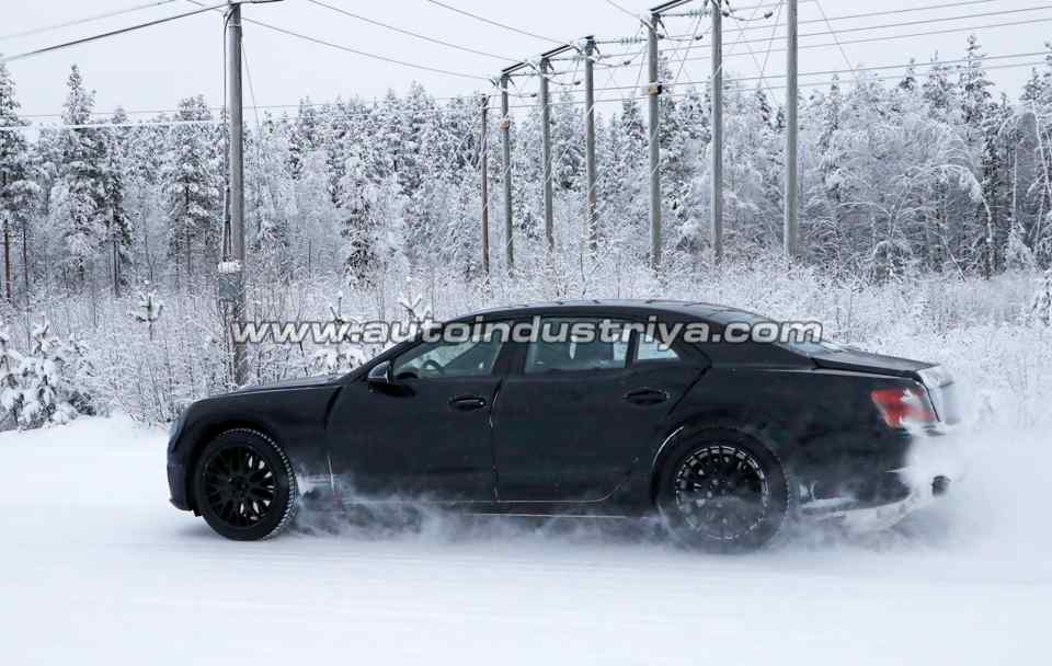 Spied: Next-gen Bentley Flying Spur out testing in the snow