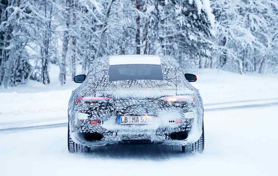 Spied: Mercedes-AMG GT4 caught playing in the snow