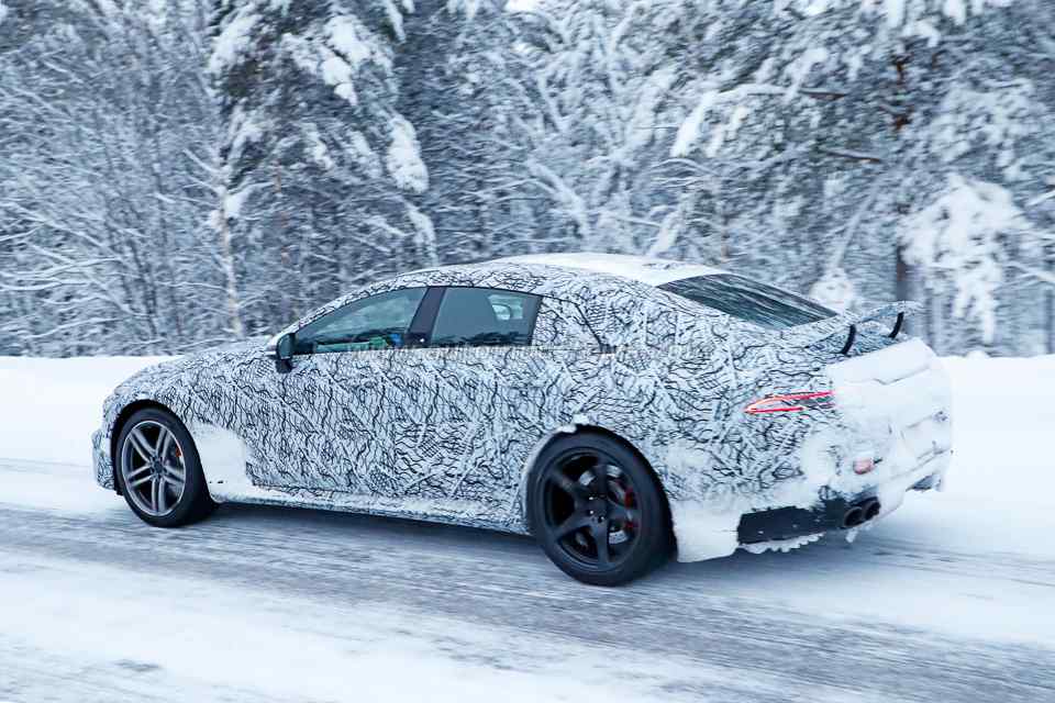 Spied: Mercedes-AMG GT4 caught playing in the snow