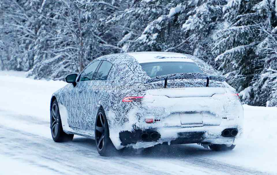 Spied: Mercedes-AMG GT4 caught playing in the snow