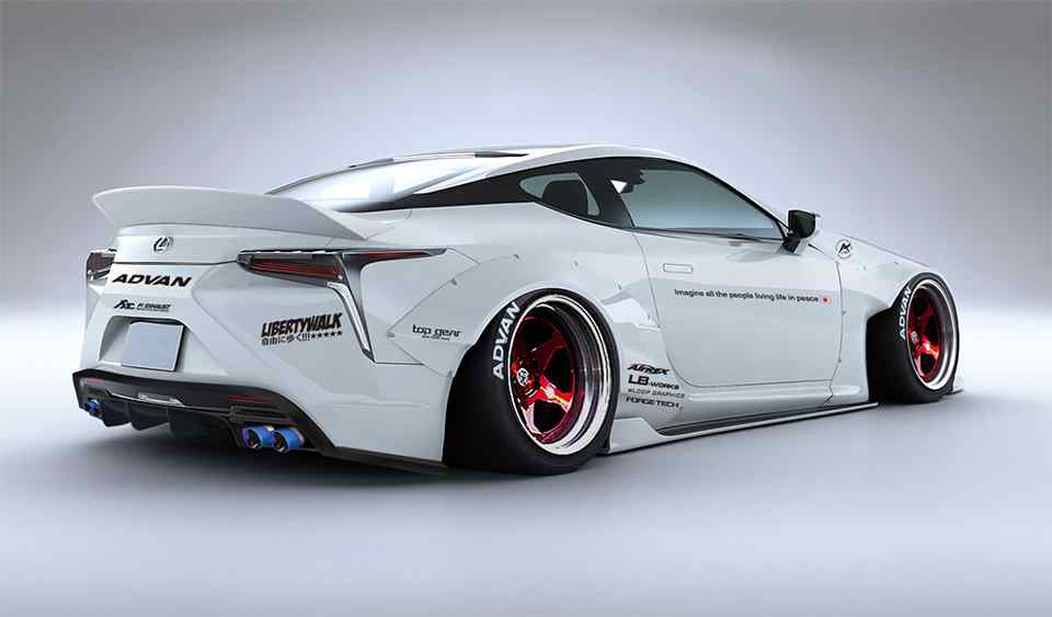 Liberty Walk transforms Lexus LC into street cruiser