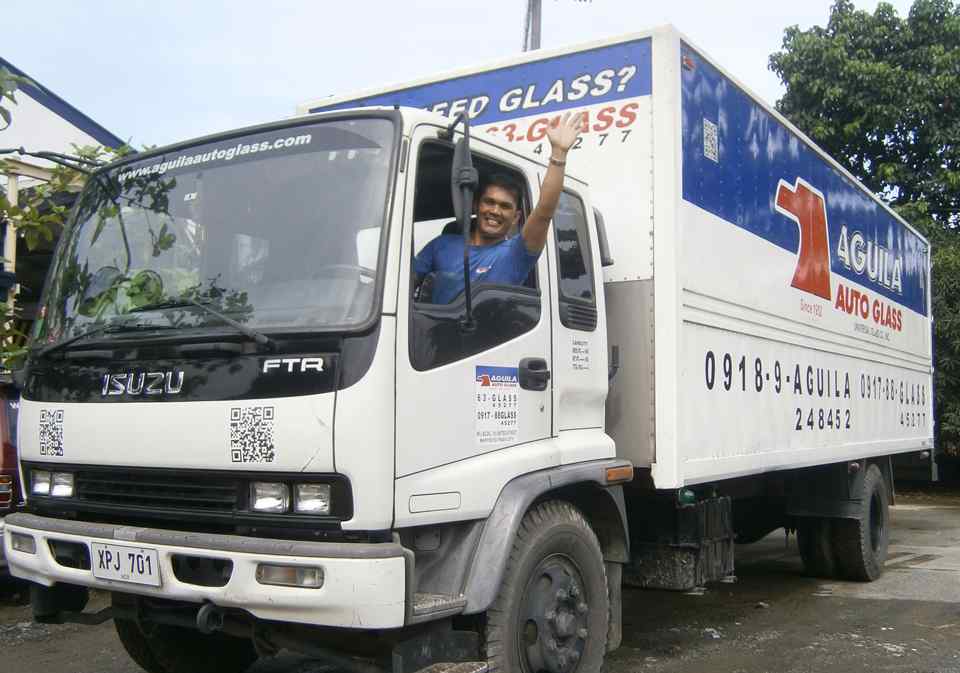 Aguila Auto Glass offers replacement windshield for trucks