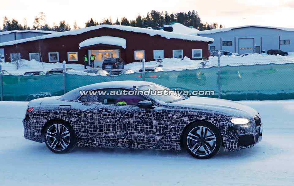 Spied: BMW takes top off the 8 Series