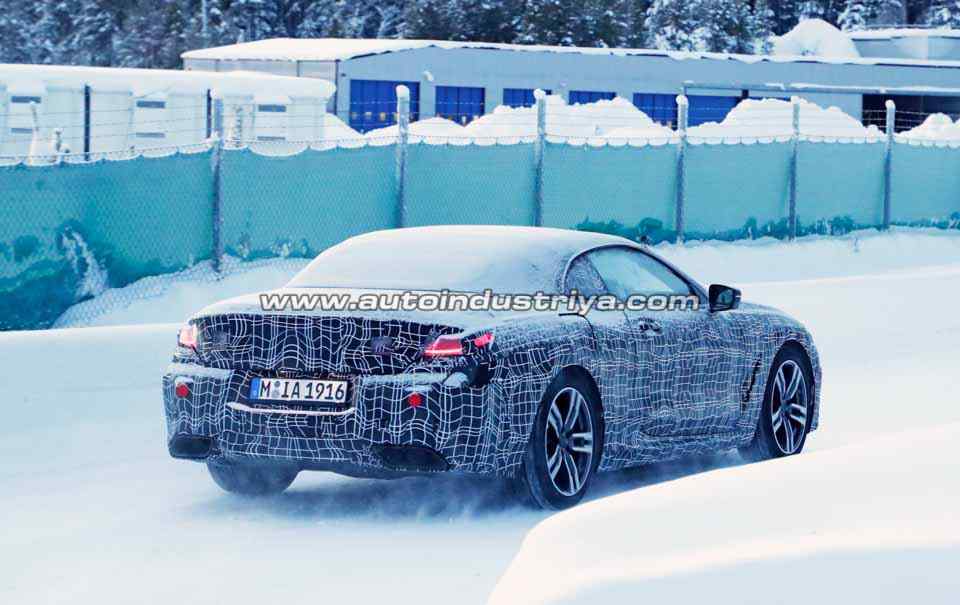 Spied: BMW takes top off the 8 Series
