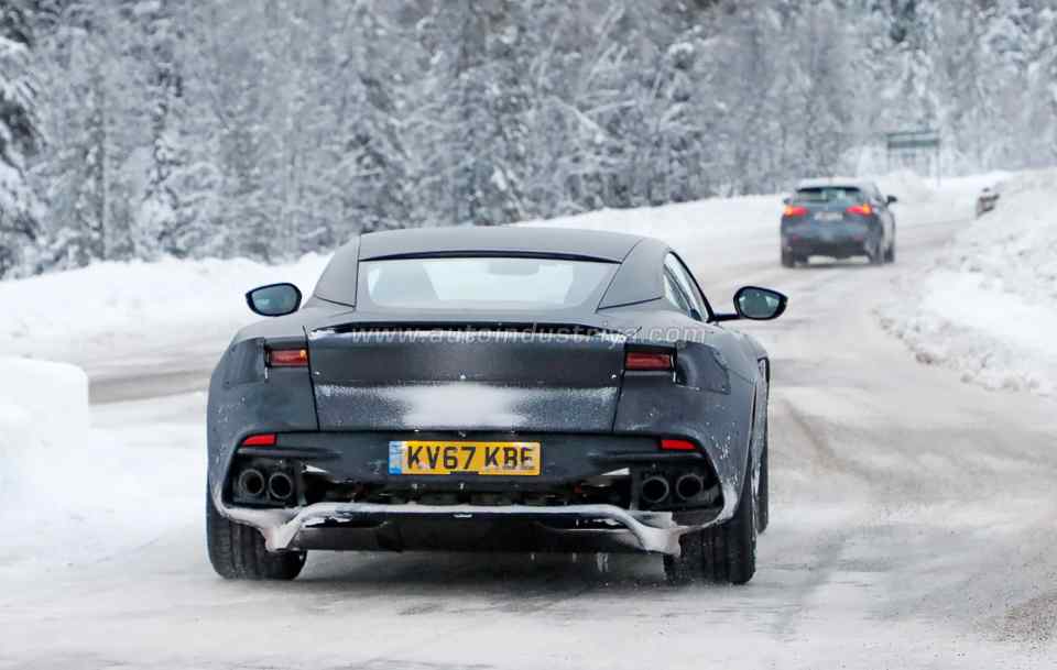 Spied: The Aston Martin Vanquish is out making rounds Spied: The Aston Martin Vanquish is out making rounds