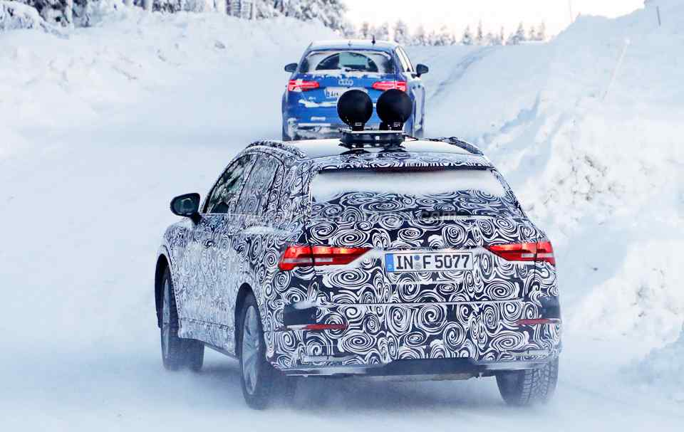 Spied: Audi Q3 makes winter testing rounds