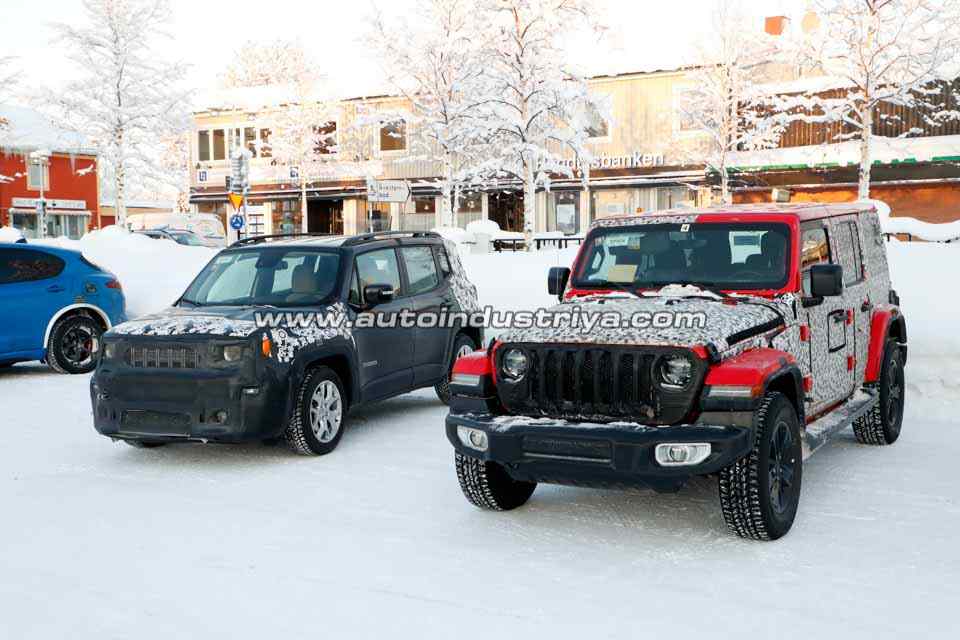 Spied: Will the Jeep Renegade to get a new face?