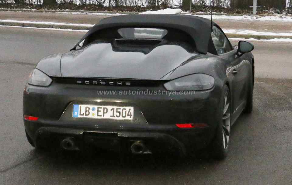 Spied: Next-gen Porsche Boxster Spyder in the works