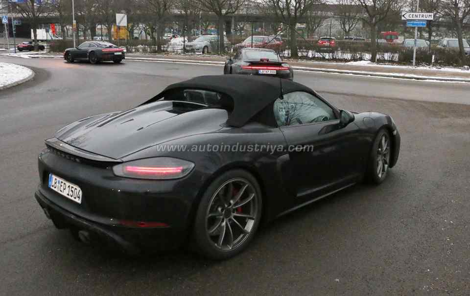 Spied: Next-gen Porsche Boxster Spyder in the works
