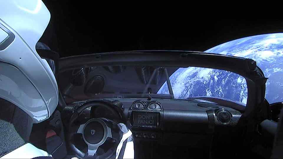 WATCH: Elon Musk launches Tesla Roadster into outer space