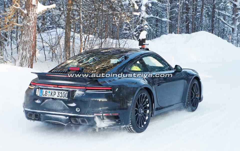 Spied: All-new Porsche 911 Turbo bares more details
