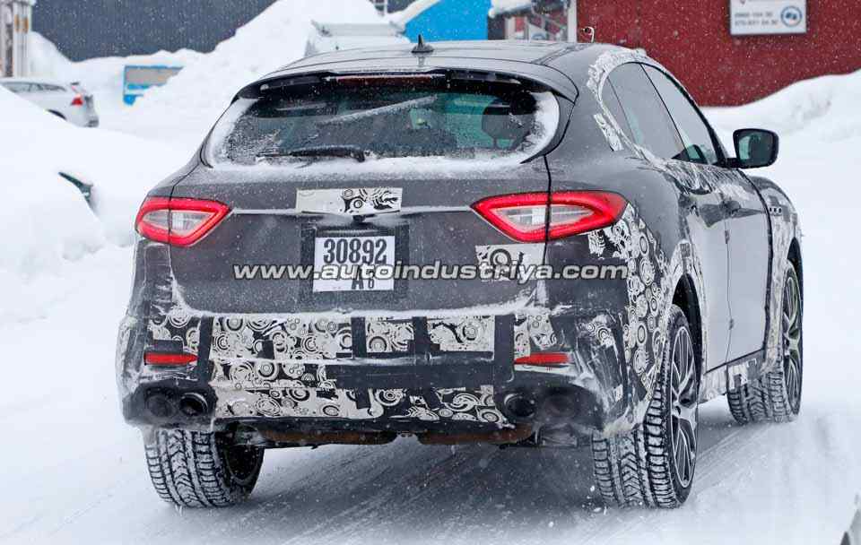 Spied: Maserati Levante GTS winter
