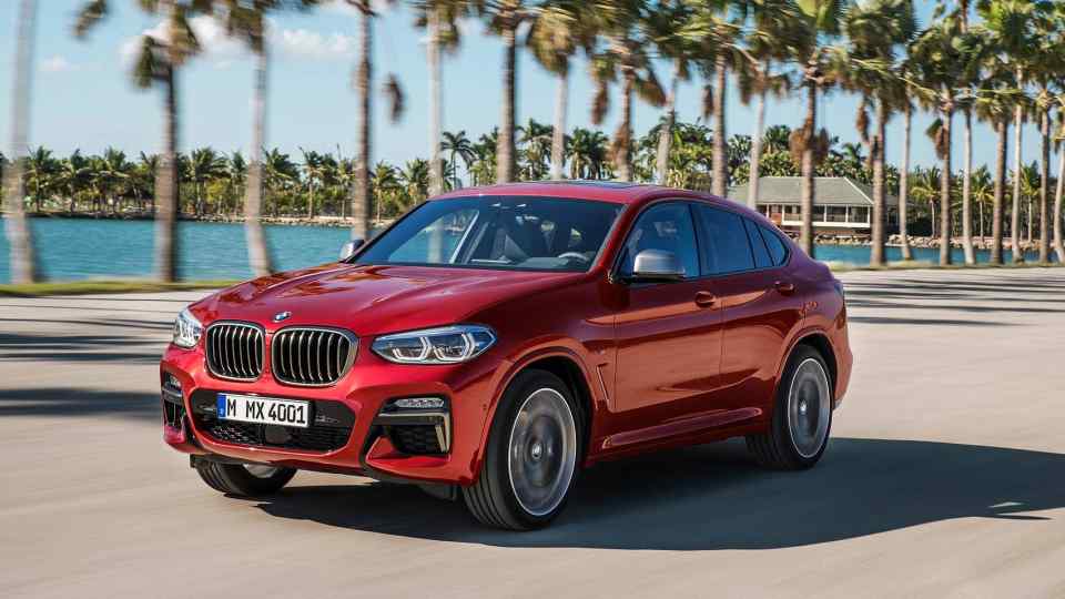 2018 BMW X4 shows off its bold new face