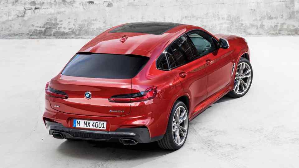 2018 BMW X4 shows off its bold new face