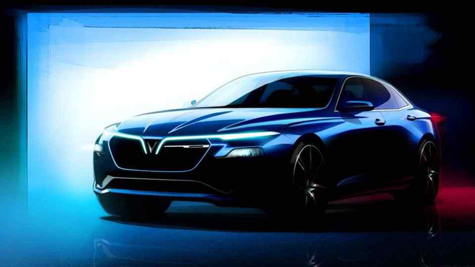 Pininfarina pens Sedan and SUV sketches for Vietnamese Manufacturer