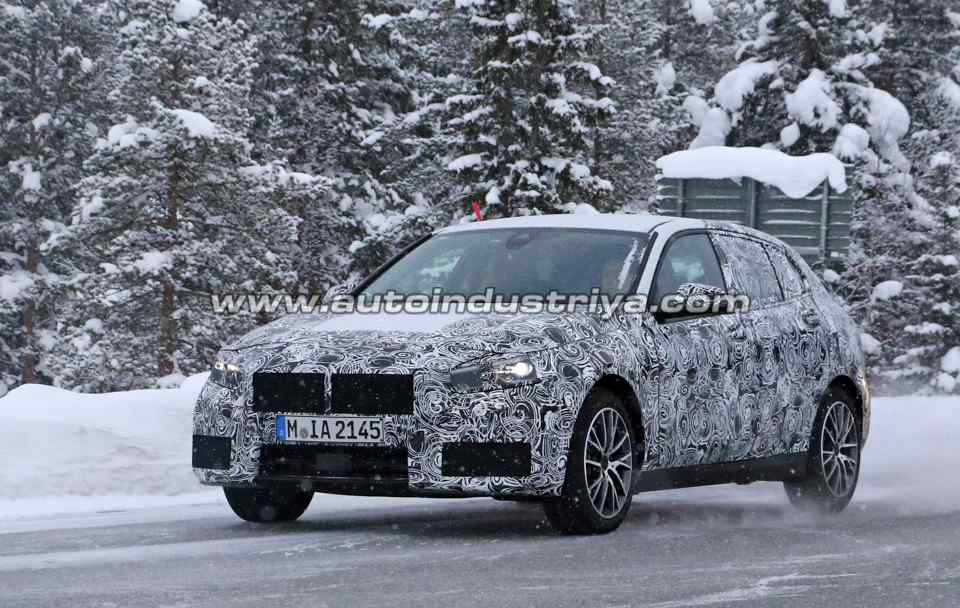 Spied: Next-gen BMW 1 Series reveals its eyes to the public