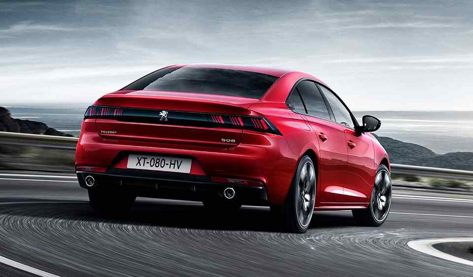 Leak shows Peugeot 508 transform into sleek four-door coupe