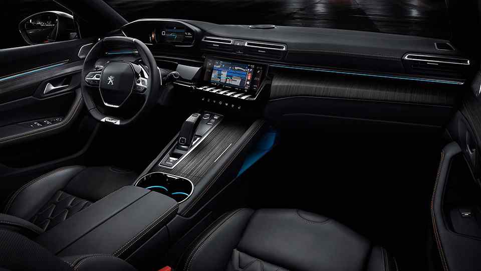 Leak shows Peugeot 508 transform into sleek four-door coupe