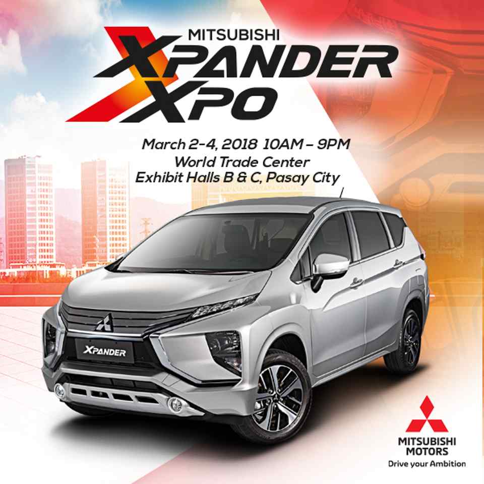 Get to test drive the all-new Mitsubishi Xpander from March 2 &ndash; 4