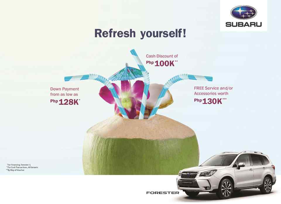 Avail of Motor Image's deals on the Subaru Forester this March