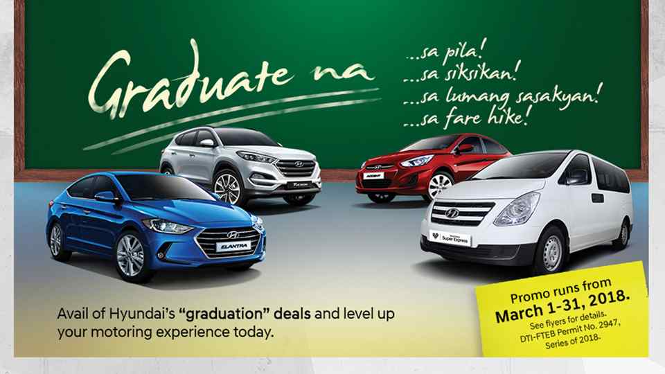 Avail of Hyundai Philippines promo on all passenger vehicles this March