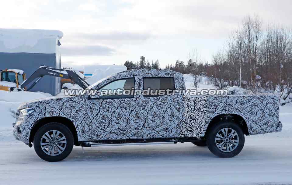 Spied: Mercedes-Benz goes trucking with the X-Class long-bed