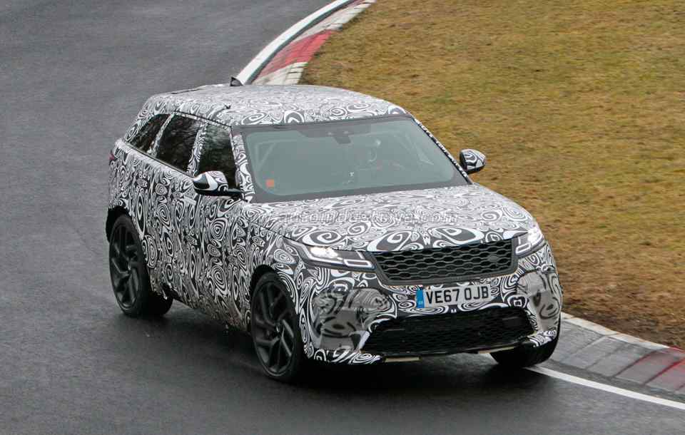 Spied: Range Rover Velar SVR