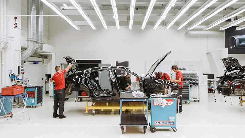Porsche gives a sneak peak of the Mission E