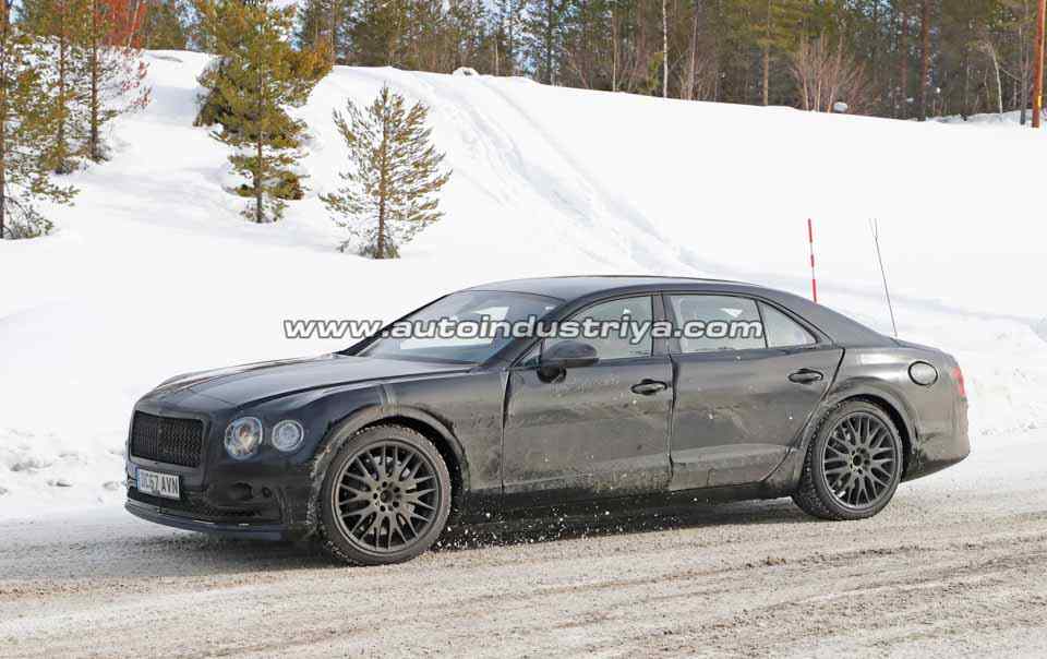 Spied: Bentley Flying Spur PHEV
