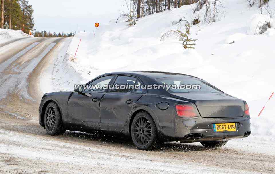 Spied: Bentley Flying Spur PHEV