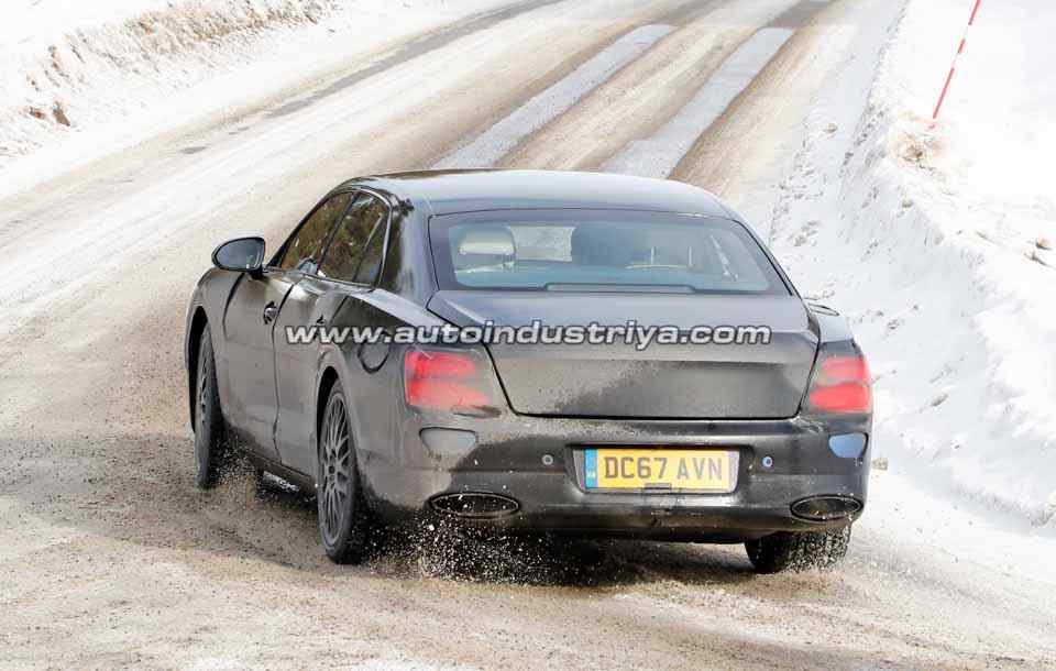 Spied: Bentley Flying Spur PHEV