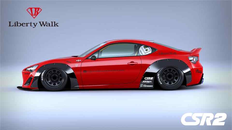 Liberty Walk adds girth to Toyota 86, Subaru BRZ