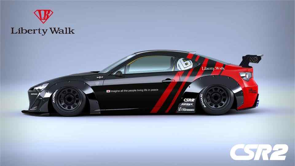 Liberty Walk adds girth to Toyota 86, Subaru BRZ