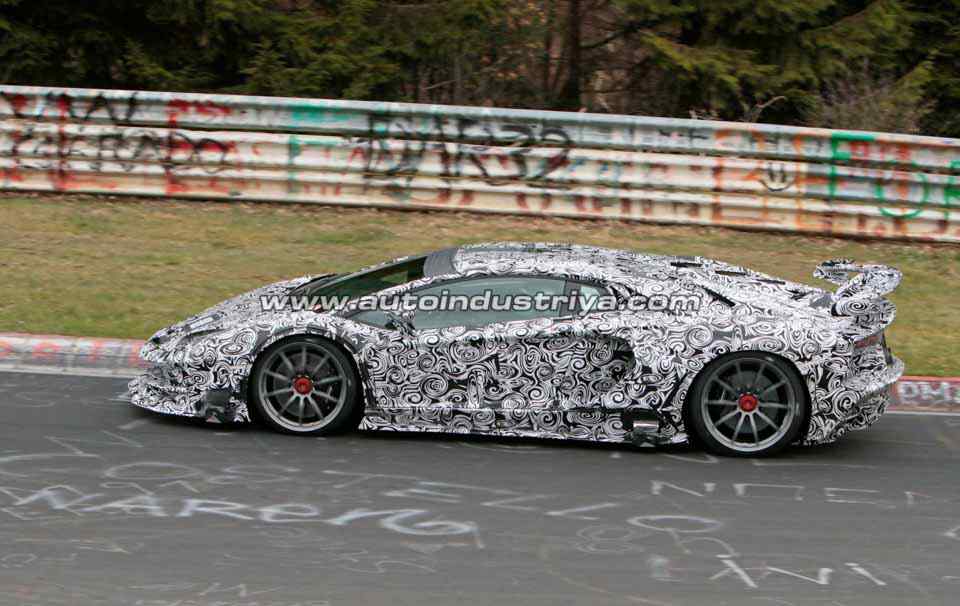 Spied: Lamborghini Aventador SV Jota