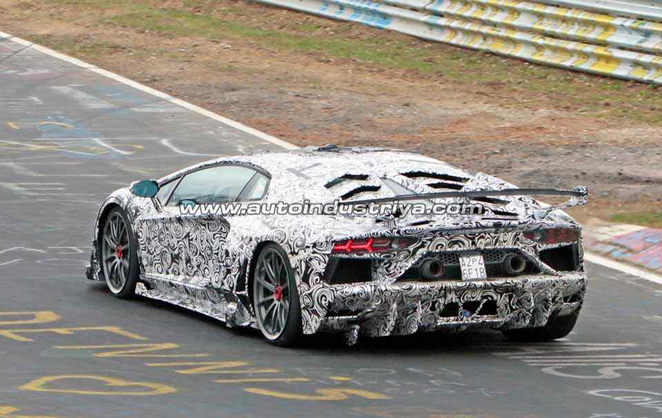 Spied: Lamborghini Aventador SV Jota
