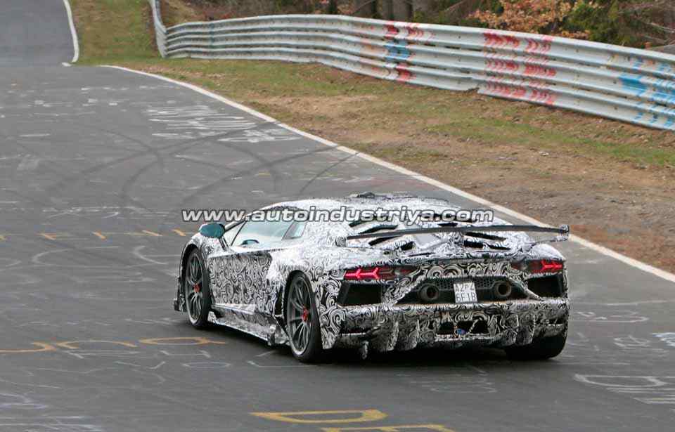 Spied: Lamborghini Aventador SV Jota