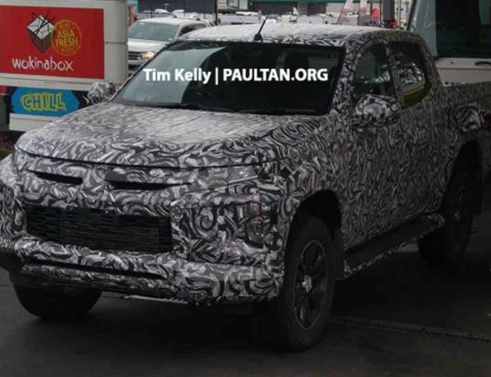 Spied: Mitsubishi updates Strada with Dynamic Shield front end