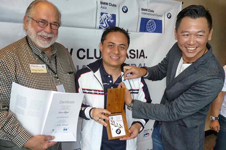 Filipino BMW enthusiast awarded 'Friend of the Marque'