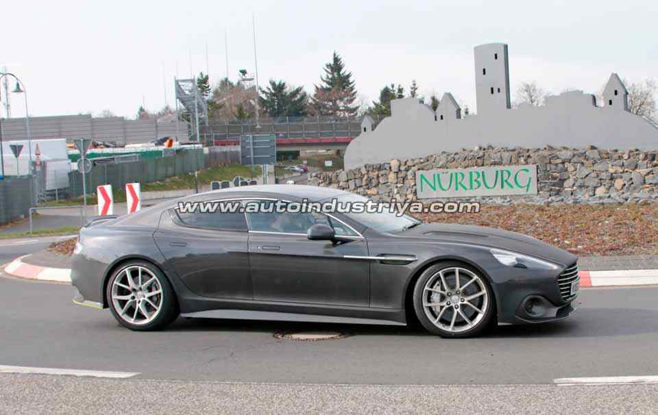 Spied: Aston Martin Rapide AMR