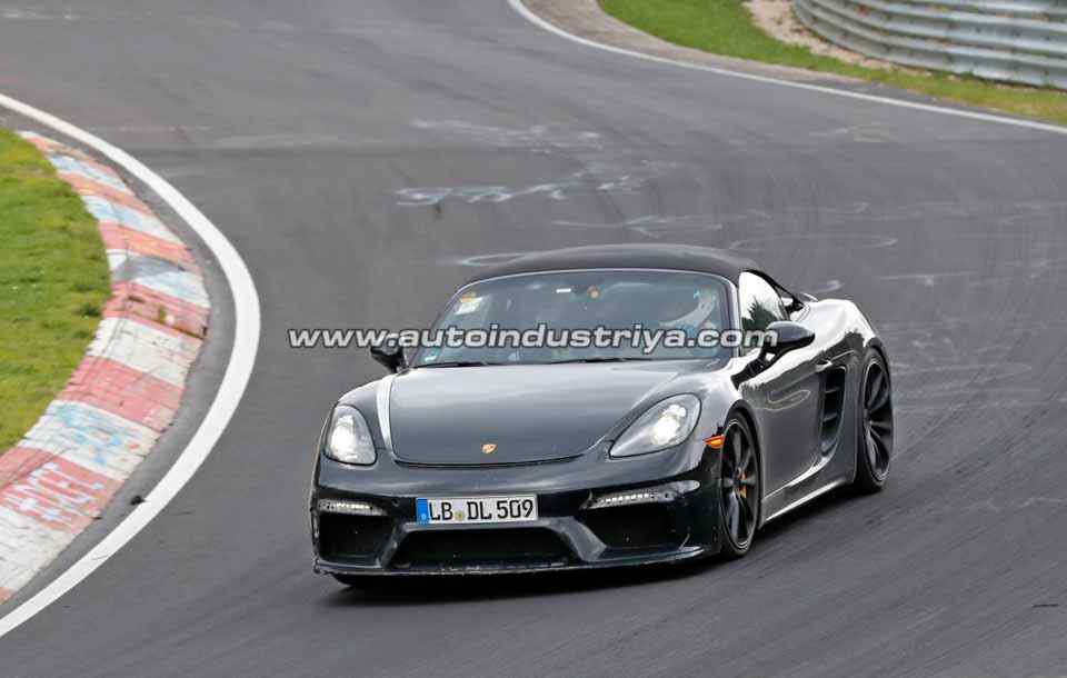 Spied: Stylish Porsche Boxster Spyder hits the Nurbugring