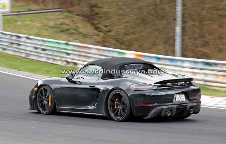 Spied: Stylish Porsche Boxster Spyder hits the Nurbugring