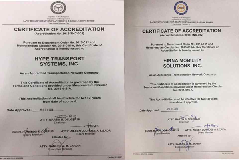Grab faces new competitors with accreditation of Hype, HirNa