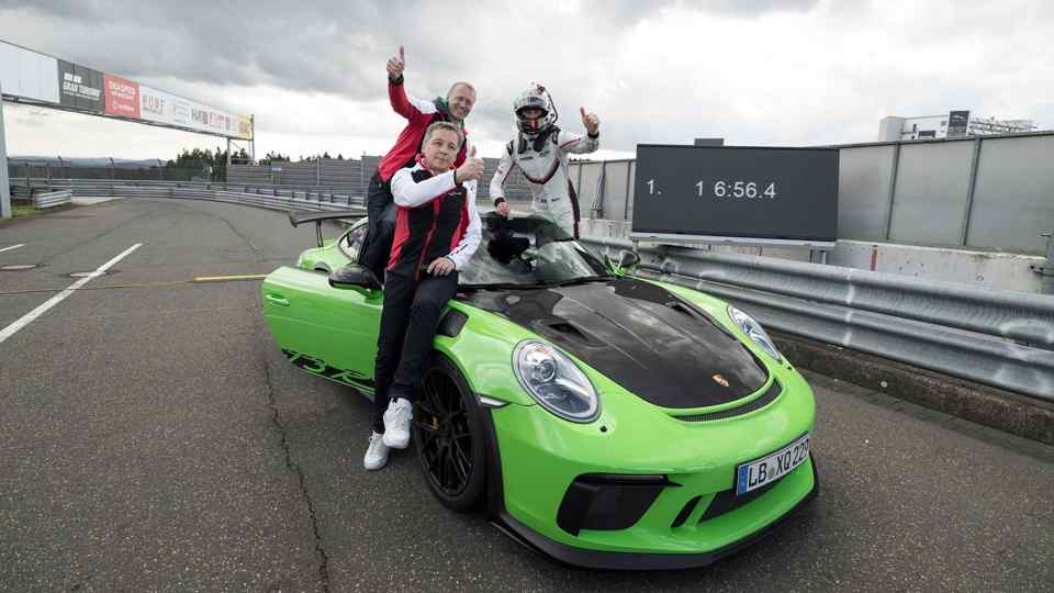Porsche 911 GT3 RS faster than 918 Spyder around the Nurburgring