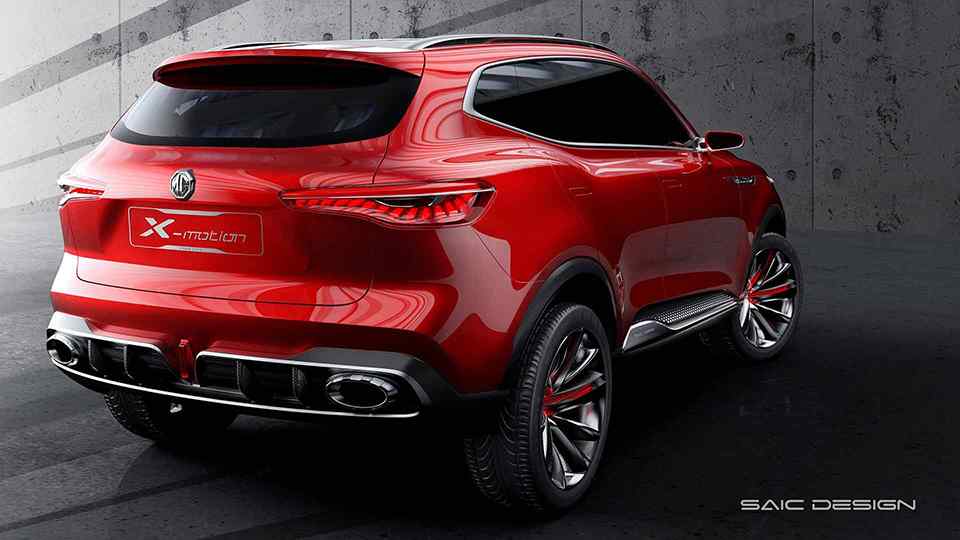 Fierce-looking MG X-Motion concept unleashed in Beijing