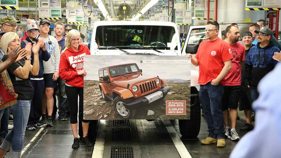 One last hurrah: Jeep builds the final JK Wrangler